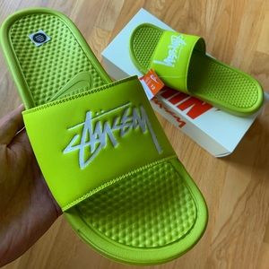 Nike X Stussy Bennassi Slides size 12